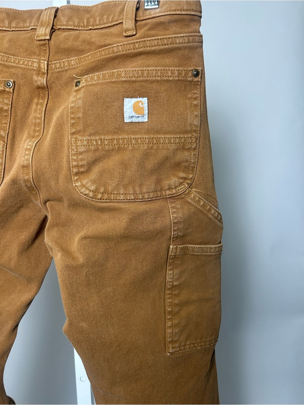 Carhartt Straight Leg Work Pants - Carhartt Brown - Picture 9 of 10